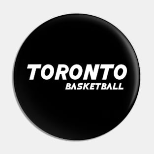 Toronto Basketball Pin