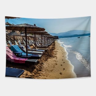 Lonely beach Tapestry