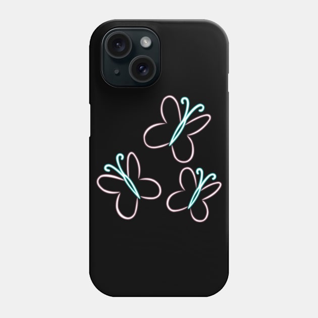 Neon Cutie Mark - Fluttershy Phone Case by Brony Designs