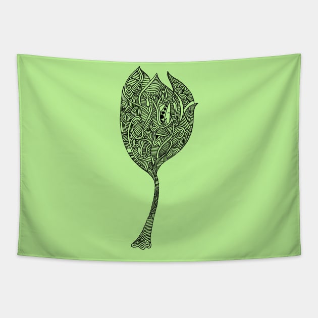 Tree in spring Tapestry by PsychedelicDesignCompany