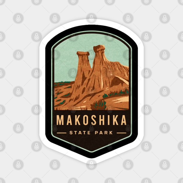 Makoshika State Park Magnet by JordanHolmes