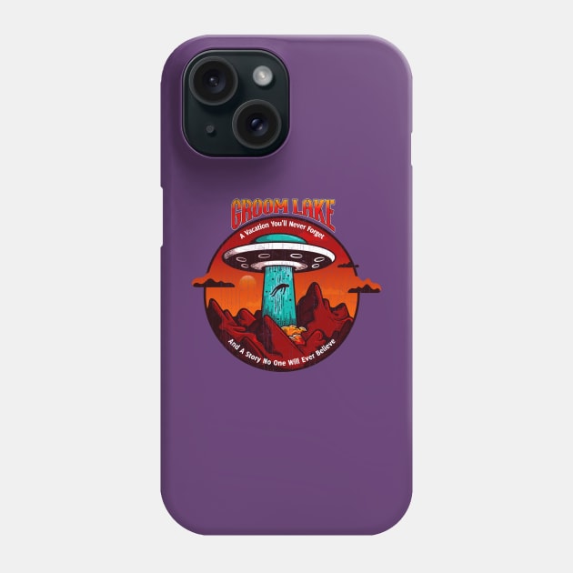 Groom lake UFO vacation Phone Case by KennefRiggles