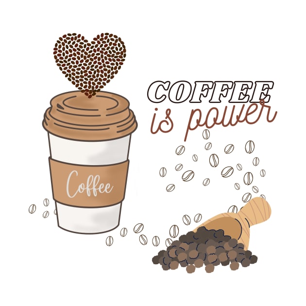 Coffee Give Me Power by Prilidiarts