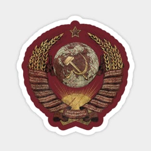 USSR Vintage Coat of Arms V02 Magnet