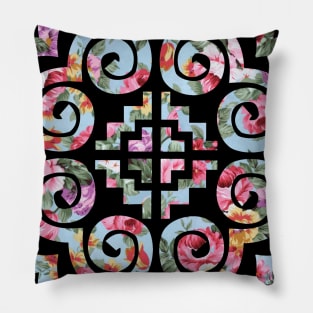 Hmong Floral Pillow