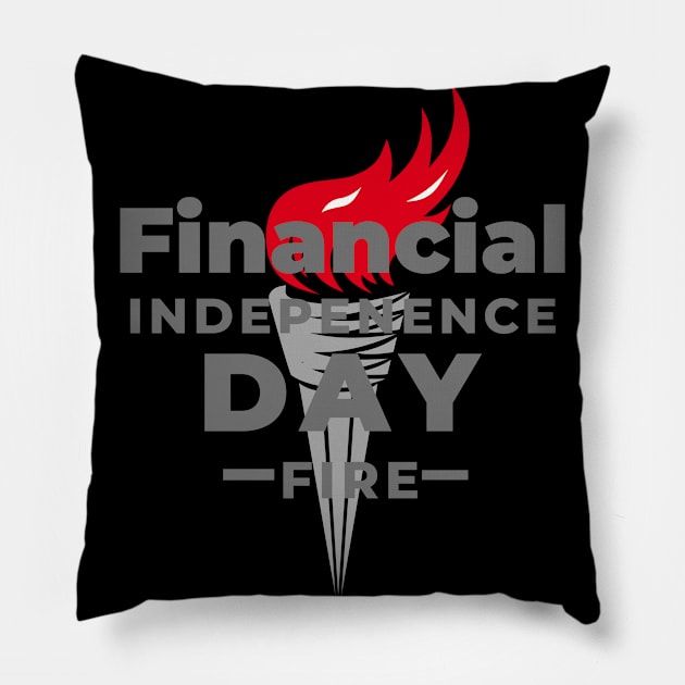 Financial Independence Pillow by By Staks