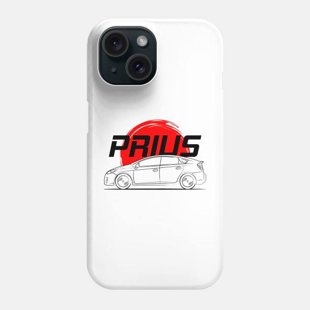 Prius MK3 Hybrid Phone Case by GoldenTuners