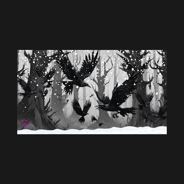 Ravens in the snow by Viper Unconvetional Concept