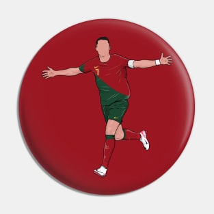 Cristiano Ronaldo Portugal Football Player Pin