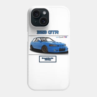 Mazda 323 GTR Blue Phone Case