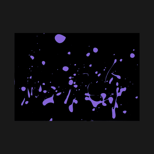 Violet Snow Night Abstraction by SpieklyArt