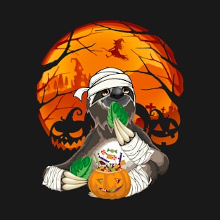 Sloth mummy pumpkin T-Shirt