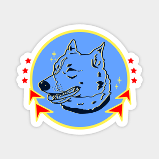 Retro Dog Magnet