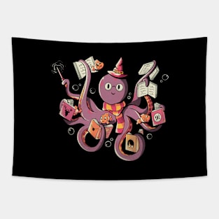 Magic Octopus Reading Books by Tobe Fonseca Tapestry