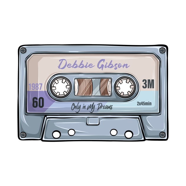 Debbie Gibson Vintage Classic Cassette Tape by PowelCastStudio