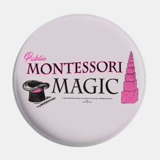 Public Montessori Magic • Pink Tower Material Pin