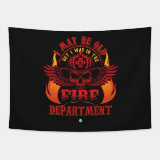 funny Firefighter Gift Tapestry