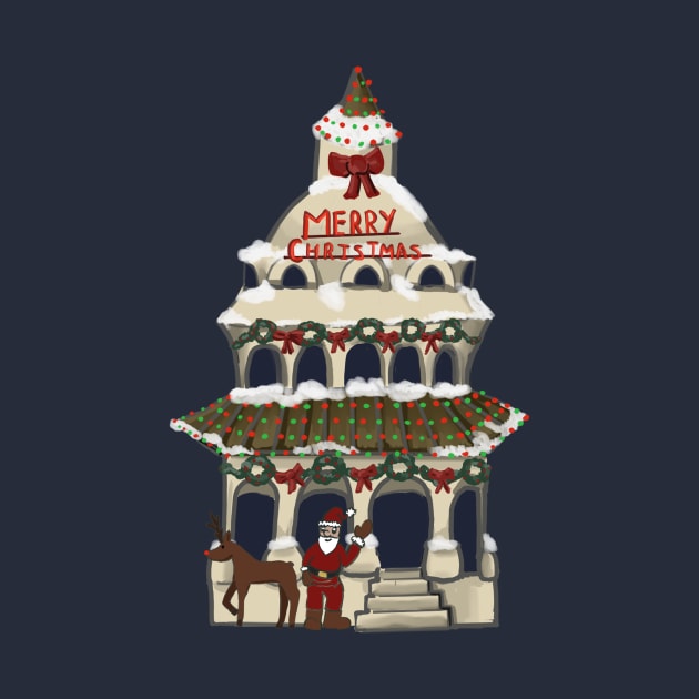 Christmas Town Gazebo by BrittaniRose