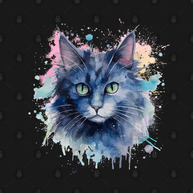 Cat Splash by P.E. Fireisland