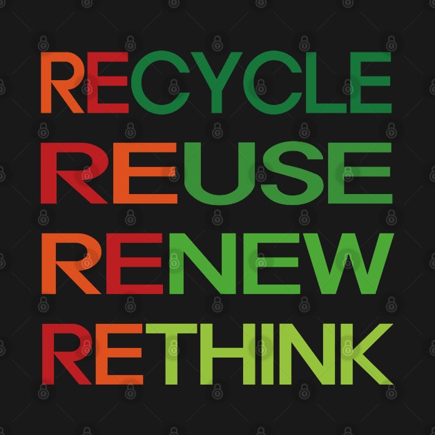 Recycle Reuse Renew Rethink by EunsooLee