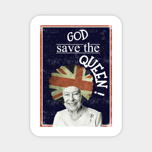 Good Save The Queen Magnet by TEEWEB