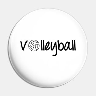 Symple Volleball Pin