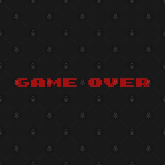 Gaming Nerd Game Over by GreenGuyTeesStore