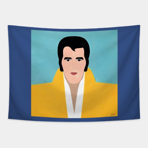 Elvis Tapestry by Juba Art