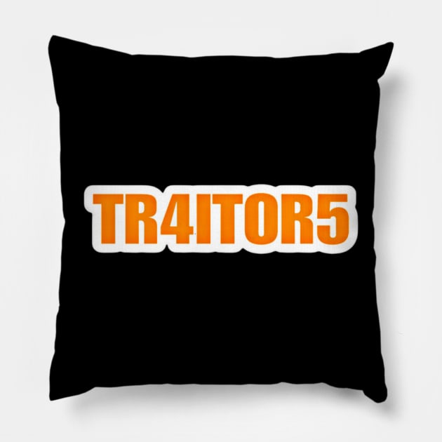 TR4ITOR5 - Sticker - Front Pillow by SubversiveWare