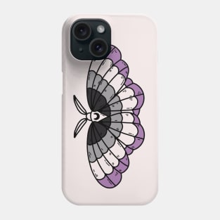 asexual moth Phone Case