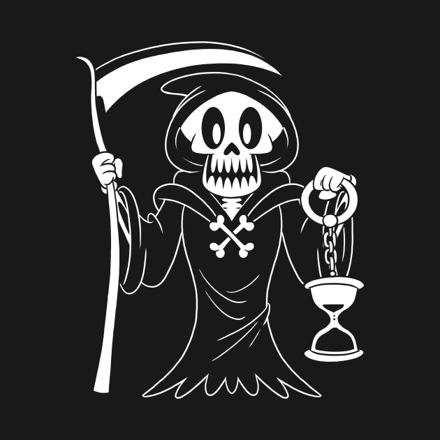 That's all Dude Grim Reaper Death 30s Old Cartoon Halloween Party Gift by Juandamurai