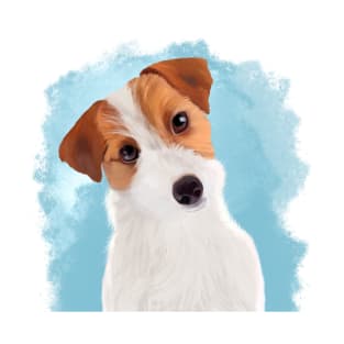 Jack Russell Terrier Dog Portrait T-Shirt