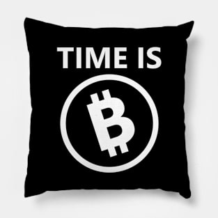 time is money - Bitcoin version Pillow