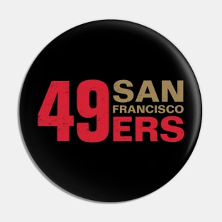 San Francisco 49ers by Buck Tee Pin