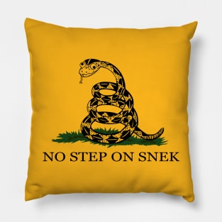 no step on snek Pillow