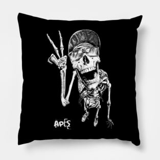 obey skull apes Pillow