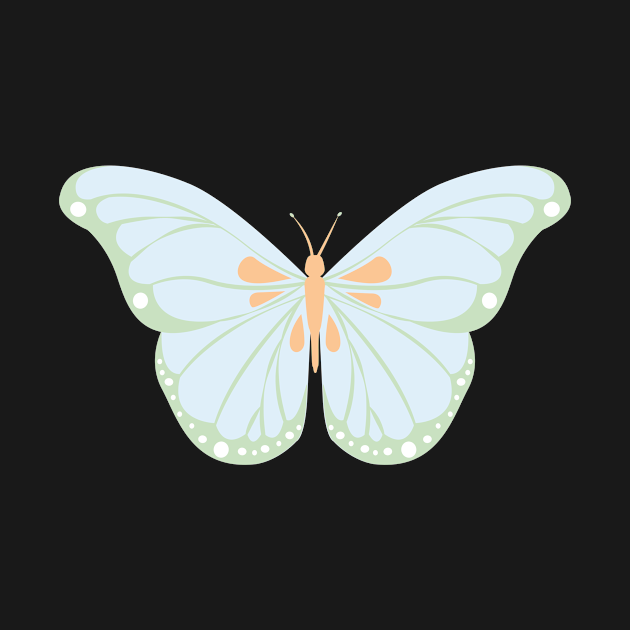 Unlabelled flag pride LGBT colours retro butterfly Unlabeled T