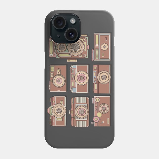 Brown Classic Camera Phone Case by milhad