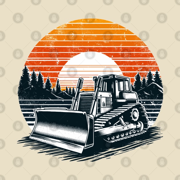 Bulldozer by Vehicles-Art