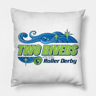 Two Rivers Roller Derby Pillow