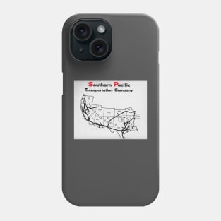 1981 Southern Pacific Route Map Phone Case