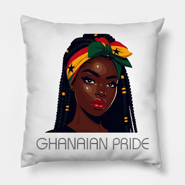 Ghanaian Pride Pillow by Graceful Designs