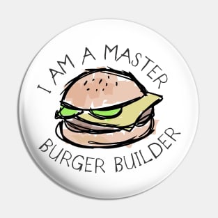 MASTER BURGER BUILDER - Burger design Pin