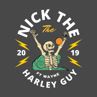 Nick The Harley Guy Skeleton Logo T-Shirt