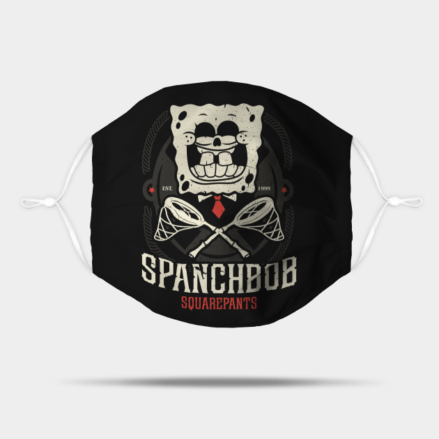 Spongebob Squarepants Skull And Bones Butterfly Net Spongebob Squarepants Meme Mask Teepublic