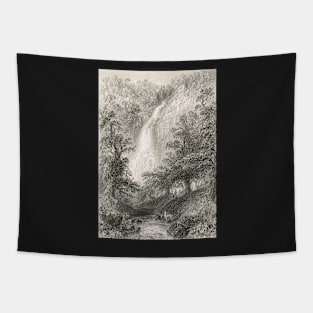 Powerscourt Waterfall, Wicklow, Ireland Tapestry