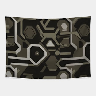 HieroThyme Chronolith C0001-q camouflage Tapestry