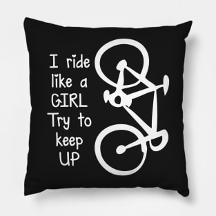 Ride Like a Girl Pillow