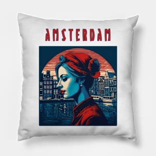 amsterdam netherlands skynight Pillow