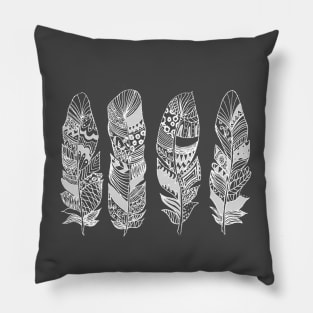 Never too many Feathers Pillow